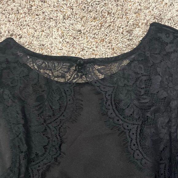 NWT Lulus Need You Close Black Lace Backless Skater Dress Small - Picture 6 of 7